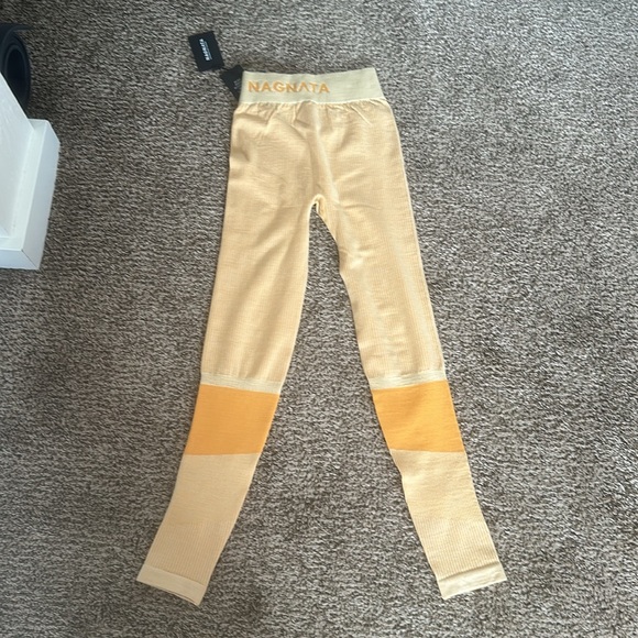 NagnataBallet Legging Pistachio/Marigold size small - Picture 6 of 6
